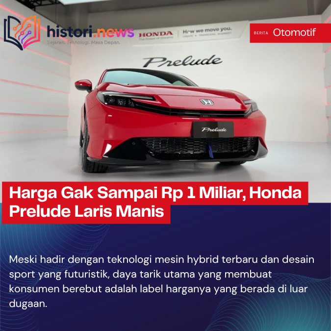 Harga Gak Sampai Rp 1 Miliar, Honda Prelude Laris Manis