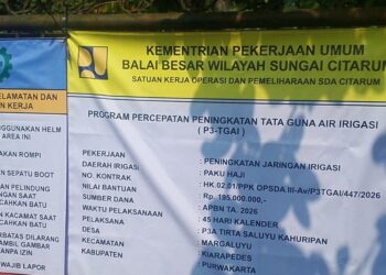 Tumpukan Batu di Kebun Jadi Sorotan, Pelaksanaan Proyek P3-TGAI Desa Margaluyu Dipertanyakan