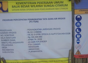 Diduga Kurang Transparan, Proyek P3-TGAI di Desa Wanasari Jadi Sorotan